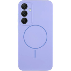 Чохол Silicone Cover Lakshmi Full Camera (AA) with MagFit для Samsung Galaxy S24 FE - Бузковий / Dasheen