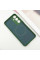 Чохол Silicone Cover Lakshmi Full Camera (AA) with MagFit для Samsung Galaxy S25 - Зелений / Dark green - фото