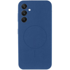 Чехол Silicone Cover Lakshmi Full Camera (AA) with MagFit для Samsung Galaxy S25 - Синий / Navy blue