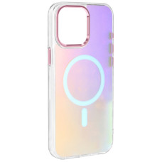 Чохол TPU Lunar Glow (MagFit) для Apple iPhone 13 Pro Max (6.7) - Baby Pink