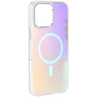 Чохол TPU Lunar Glow (MagFit) для Apple iPhone 16 Pro Max (6.9) - Silver White