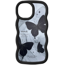 Чехол TPU Cloudy Pictures для Apple iPhone 14 Pro (6.1) - Butterflies