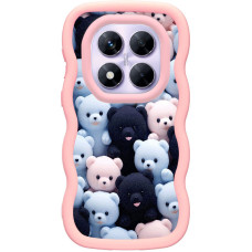 Чехол TPU Cloudy Pictures для Xiaomi Redmi Note 14 Pro 4G - Bears