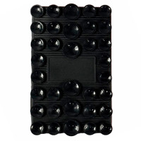 Тримач-присоска для телефону Sticker Hold Silicone 100*60 мм - Black