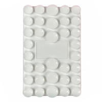 Держатель-присоска для телефона Sticker Hold Silicone 100*60 мм - White