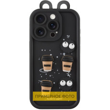 Чехол TPU Toys Case with Ears для Xiaomi Redmi Note 14 Pro 4G - Black