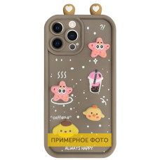 Чехол TPU Toys Case with Ears для Xiaomi Redmi Note 14 Pro 4G - Brown