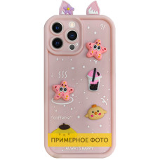 Чехол TPU Toys Case with Ears для Xiaomi Redmi Note 14 Pro 4G - Light Pink