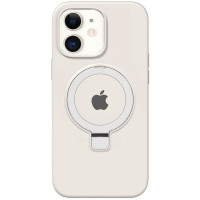 Чохол Silicone Case Full Protective with Ring для Apple iPhone 11 (6.1) - White