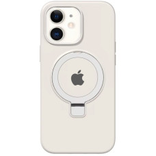 Чехол Silicone Case Full Protective with Ring для Apple iPhone 11 (6.1) - White