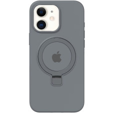 Чехол Silicone Case Full Protective with Ring для Apple iPhone 11 (6.1) - Grey