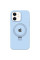 Чехол Silicone Case Full Protective with Ring для Apple iPhone 11 (6.1) - Blue - фото
