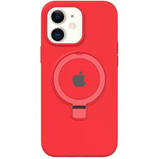 Чехол Silicone Case Full Protective with Ring для Apple iPhone 11 (6.1) - Red
