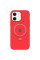 Чехол Silicone Case Full Protective with Ring для Apple iPhone 11 (6.1) - Red - фото