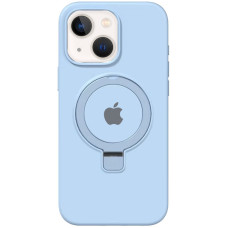 Чехол Silicone Case Full Protective with Ring для Apple iPhone 13 / 14 (6.1) - Blue