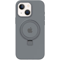 Чохол Silicone Case Full Protective with Ring для Apple iPhone 13 / 14 (6.1) - Grey