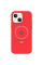 Чехол Silicone Case Full Protective with Ring для Apple iPhone 13 / 14 (6.1) - Red - фото