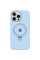 Чохол Silicone Case Full Protective with Ring для Apple iPhone 14 Pro (6.1) - Blue - фото