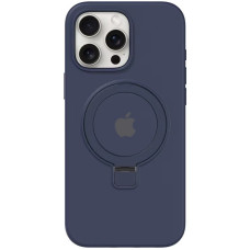 Чохол Silicone Case Full Protective with Ring для Apple iPhone 14 Pro (6.1) - Dark Blue