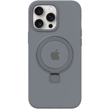 Чохол Silicone Case Full Protective with Ring для Apple iPhone 14 Pro (6.1) - Grey
