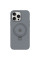 Чохол Silicone Case Full Protective with Ring для Apple iPhone 14 Pro (6.1) - Grey - фото