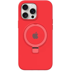 Чохол Silicone Case Full Protective with Ring для Apple iPhone 14 Pro (6.1) - Red