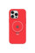 Чохол Silicone Case Full Protective with Ring для Apple iPhone 14 Pro (6.1) - Red - фото