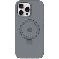 Чохол Silicone Case Full Protective with Ring для Apple iPhone 14 Pro Max (6.7) - Grey