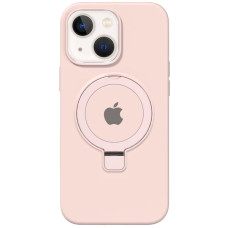 Чохол Silicone Case Full Protective with Ring для Apple iPhone 15 (6.1) - Pink