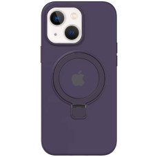 Чохол Silicone Case Full Protective with Ring для Apple iPhone 15 (6.1) - Purple