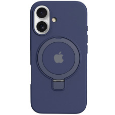Чохол Silicone Case Full Protective with Ring для Apple iPhone 16 (6.1) - Dark Blue