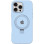 Чохол Silicone Case Full Protective with Ring для Apple iPhone 16 Pro (6.3) - Blue