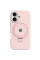 Чехол Silicone Case Full Protective with Ring для Apple iPhone 16 Plus (6.7) - Pink - фото