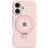 Чехол Silicone Case Full Protective with Ring для Apple iPhone 16 Plus (6.7) - Pink