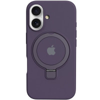 Чохол Silicone Case Full Protective with Ring для Apple iPhone 16 Plus (6.7) - Purple