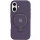 Чехол Silicone Case Full Protective with Ring для Apple iPhone 16 Plus (6.7) - Purple