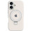 Чехол Silicone Case Full Protective with Ring для Apple iPhone 16 Plus (6.7) - White