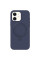 Чехол Silicone Case Full Protective NO LOGO with Ring для Apple iPhone 11 (6.1) - Dark Blue - фото