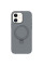 Чехол Silicone Case Full Protective NO LOGO with Ring для Apple iPhone 11 (6.1) - Grey - фото