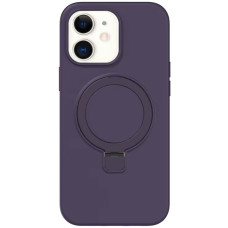 Чехол Silicone Case Full Protective NO LOGO with Ring для Apple iPhone 11 (6.1) - Purple