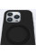 Чехол Silicone Case Full Protective NO LOGO with Ring для Apple iPhone 12 Pro / 12 (6.1) - Black - фото