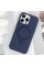 Чехол Silicone Case Full Protective NO LOGO with Ring для Apple iPhone 12 Pro Max (6.7) - Dark Blue - фото