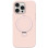 Чехол Silicone Case Full Protective NO LOGO with Ring для Apple iPhone 12 Pro Max (6.7) - Pink