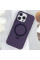 Чехол Silicone Case Full Protective NO LOGO with Ring для Apple iPhone 12 Pro Max (6.7) - Purple - фото