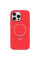 Чехол Silicone Case Full Protective NO LOGO with Ring для Apple iPhone 12 Pro Max (6.7) - Red - фото