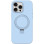 Чехол Silicone Case Full Protective NO LOGO with Ring для Apple iPhone 13 Pro Max (6.7) - Blue
