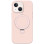Чехол Silicone Case Full Protective NO LOGO with Ring для Apple iPhone 13 / 14 (6.1) - Pink