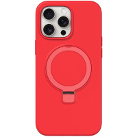 Чохол Silicone Case Full Protective NO LOGO with Ring для Apple iPhone 14 Pro Max (6.7) - Red