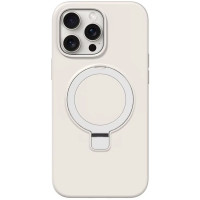 Чохол Silicone Case Full Protective NO LOGO with Ring для Apple iPhone 14 Pro Max (6.7) - White