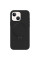 Чехол Silicone Case Full Protective NO LOGO with Ring для Apple iPhone 15 (6.1) - Black - фото